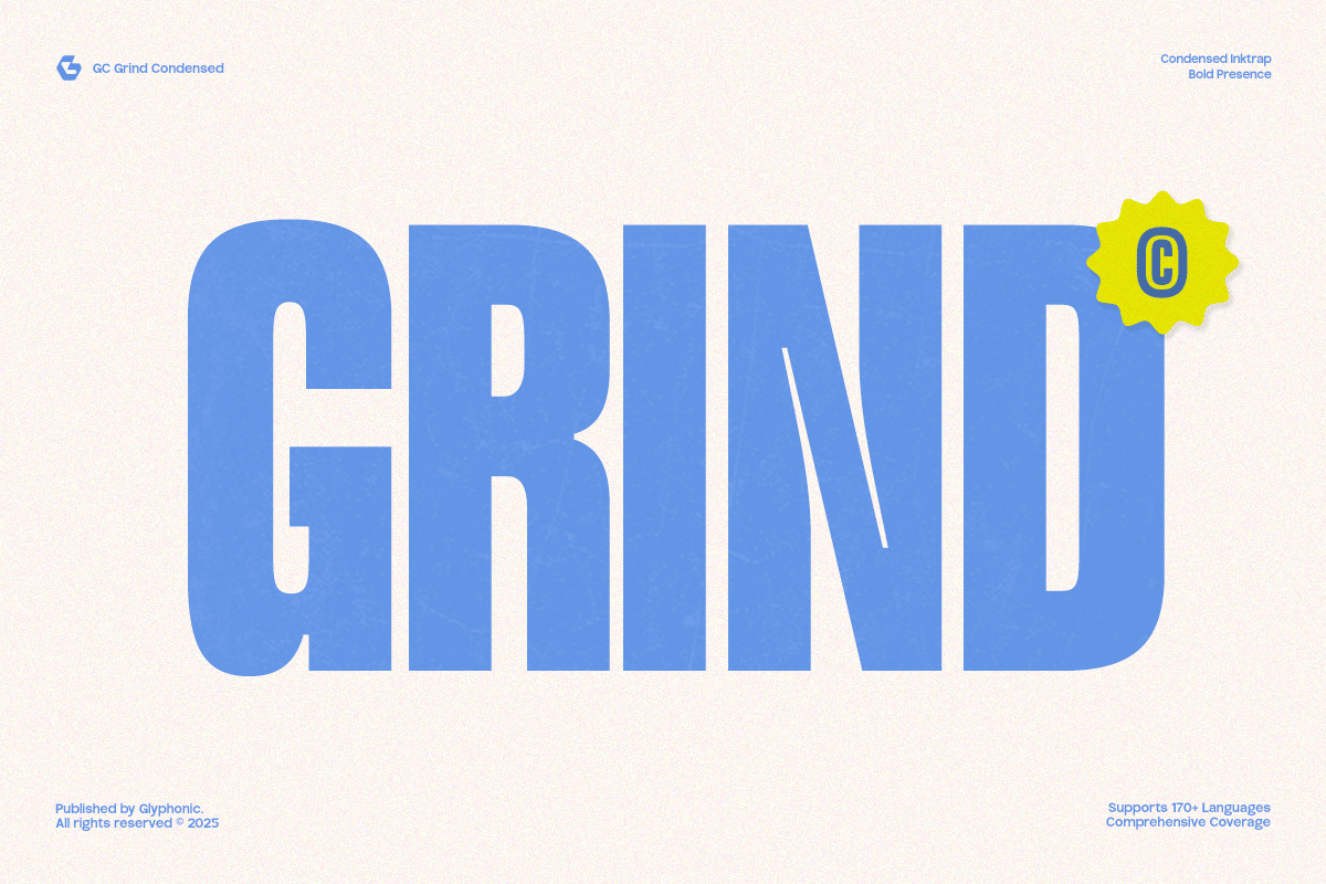 Grind - Condensed PowerPoint Font