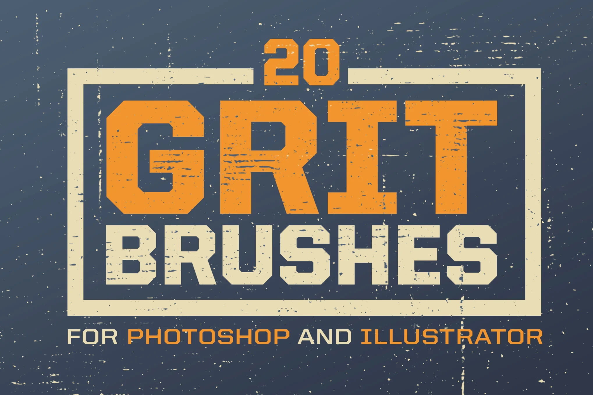 Grit Photoshop and Illustrator Brushes