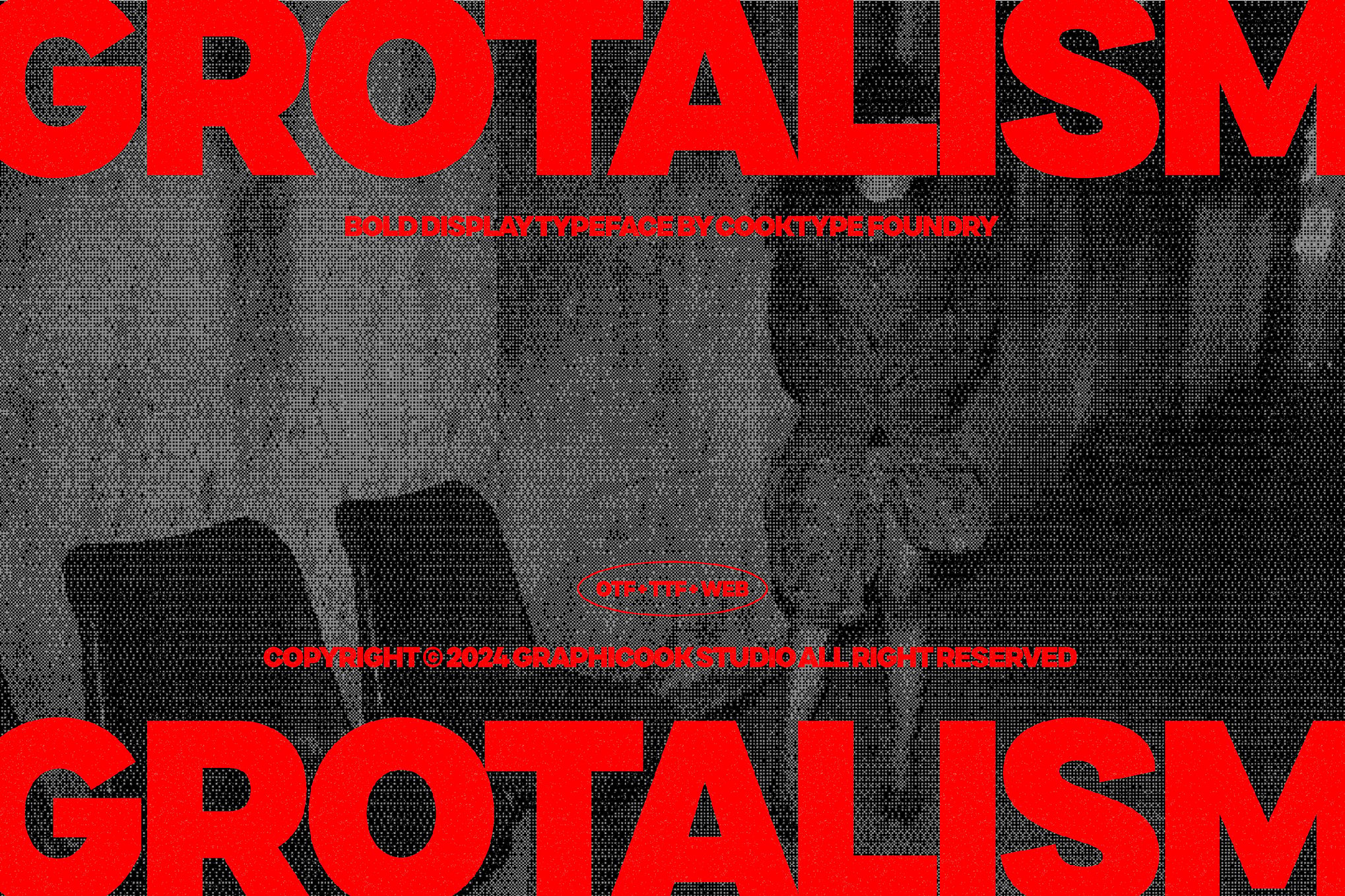 Grotalism - Bold Brutalist Font