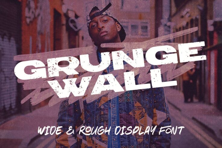 View Information about Grunge Wall Stylish Wide Font