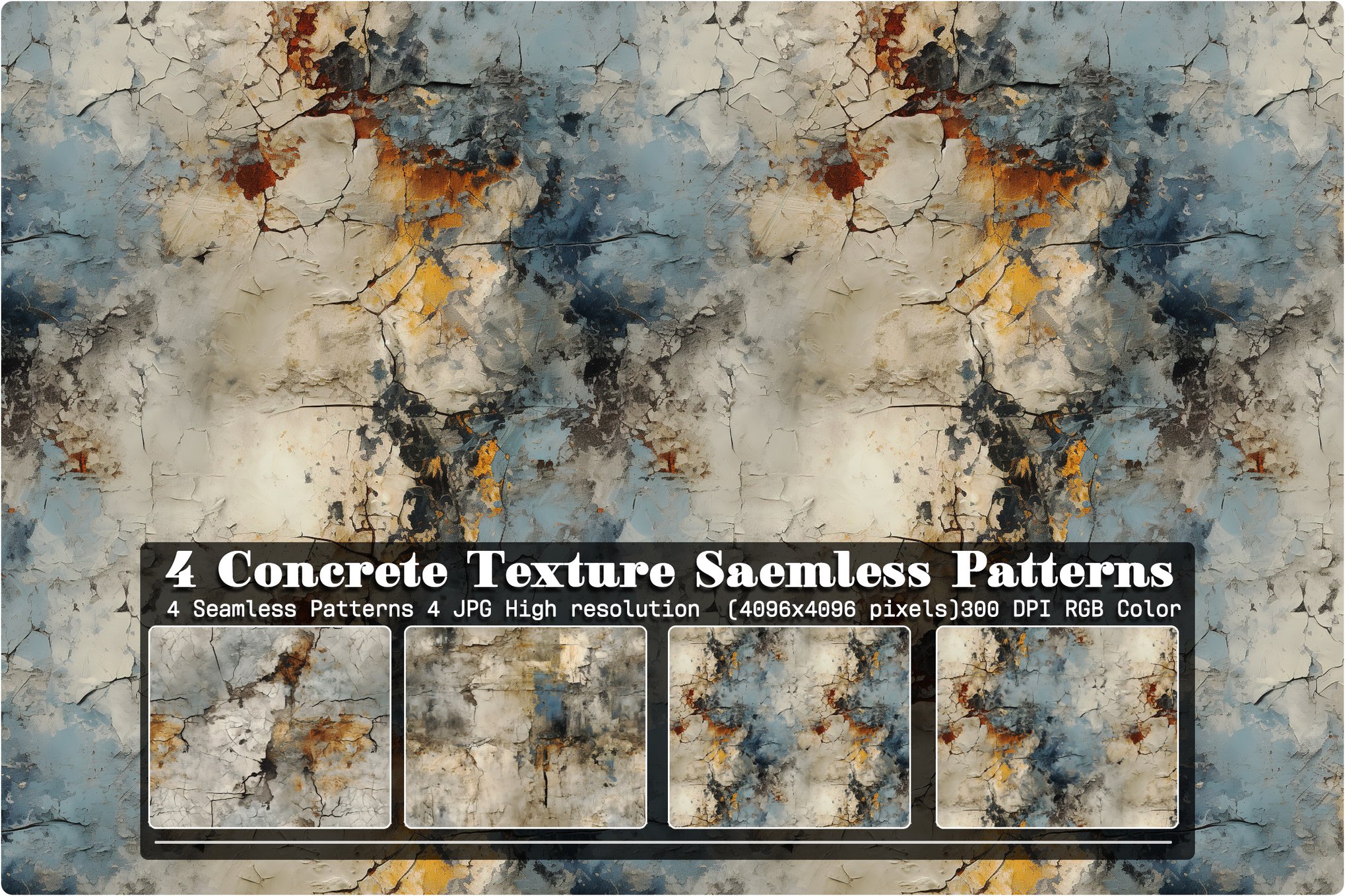 Grunge Weathered Concrete Textures