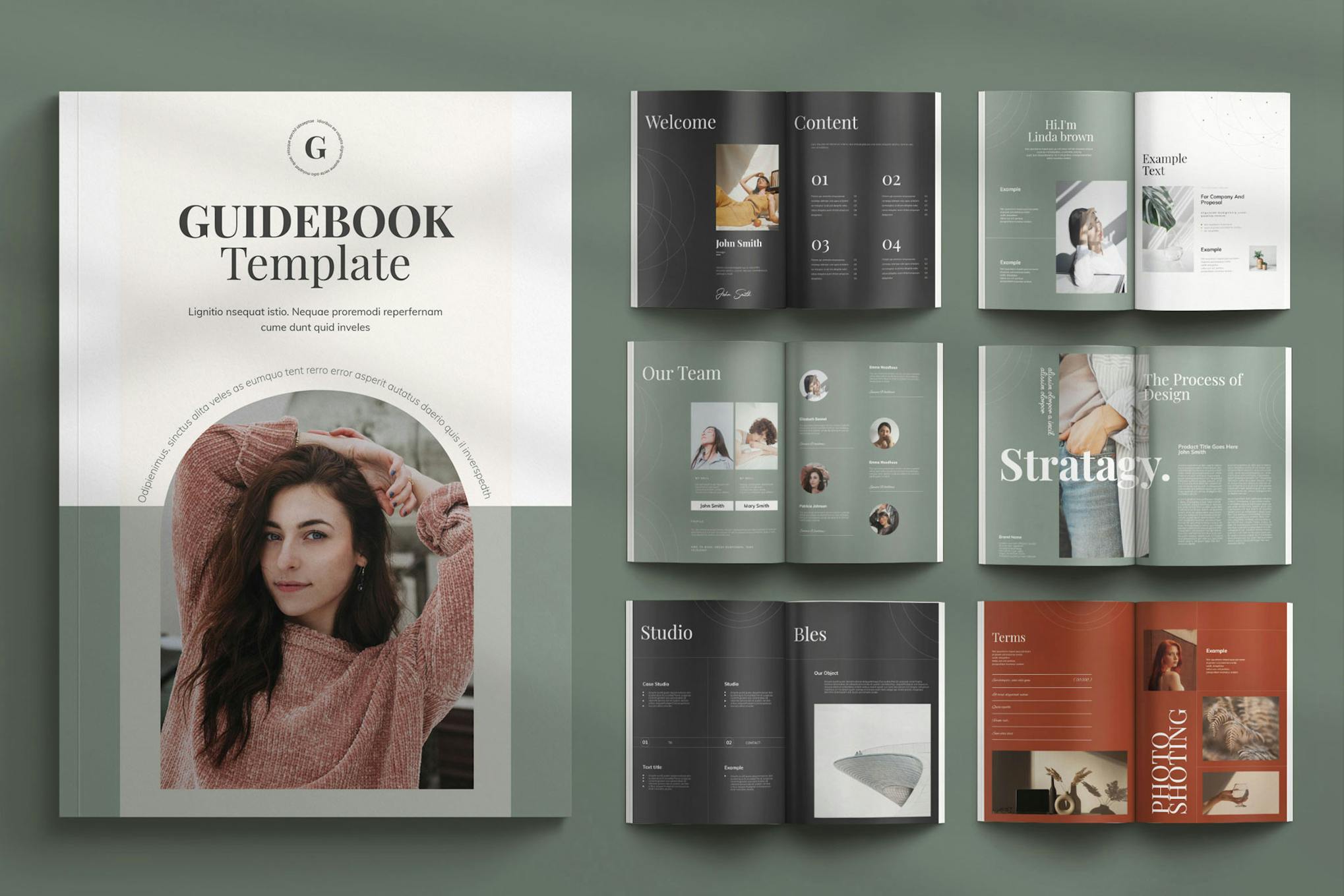 Guide Book Template for InDesign