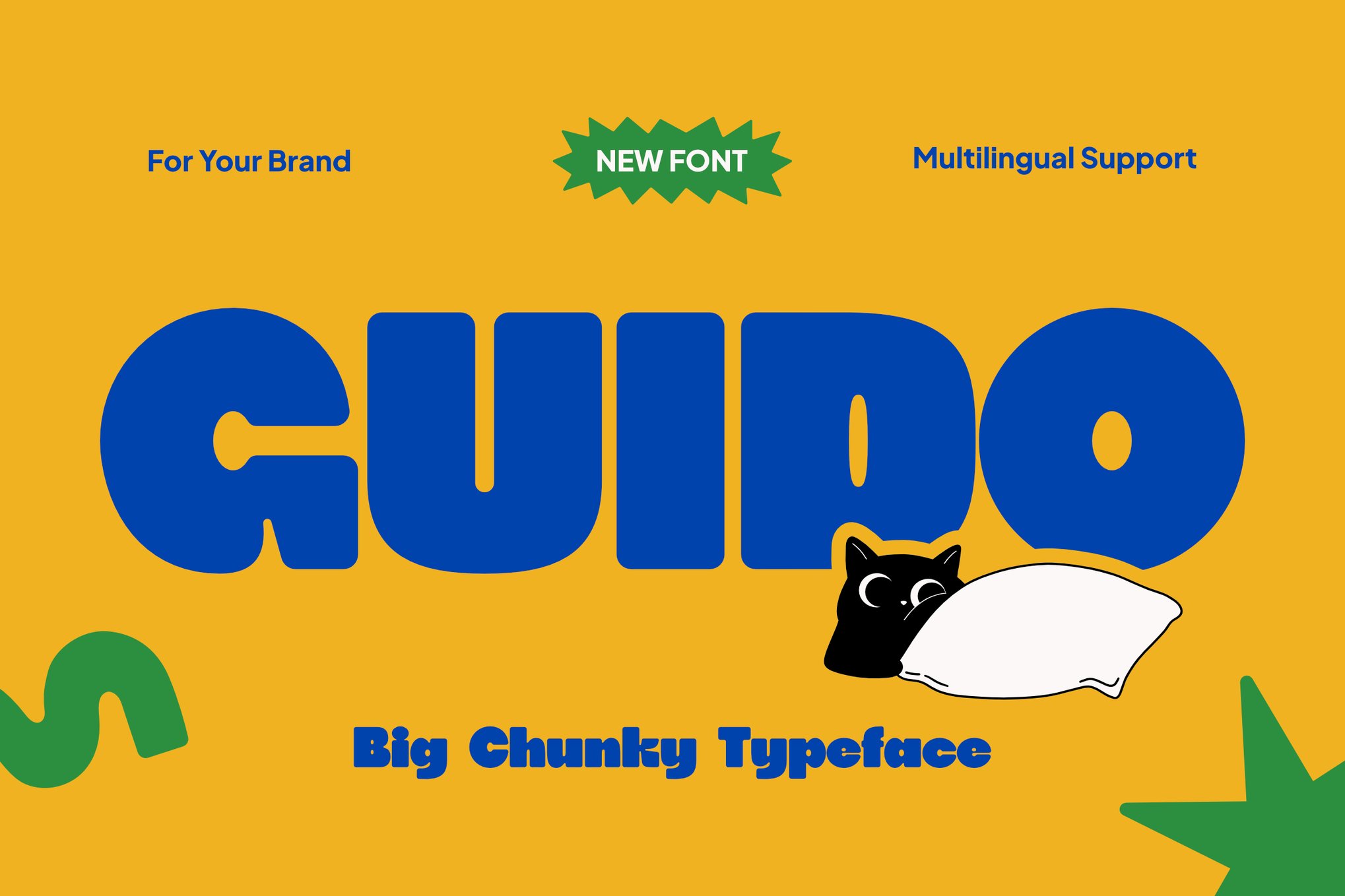 Guido - Retro Pop Display Font