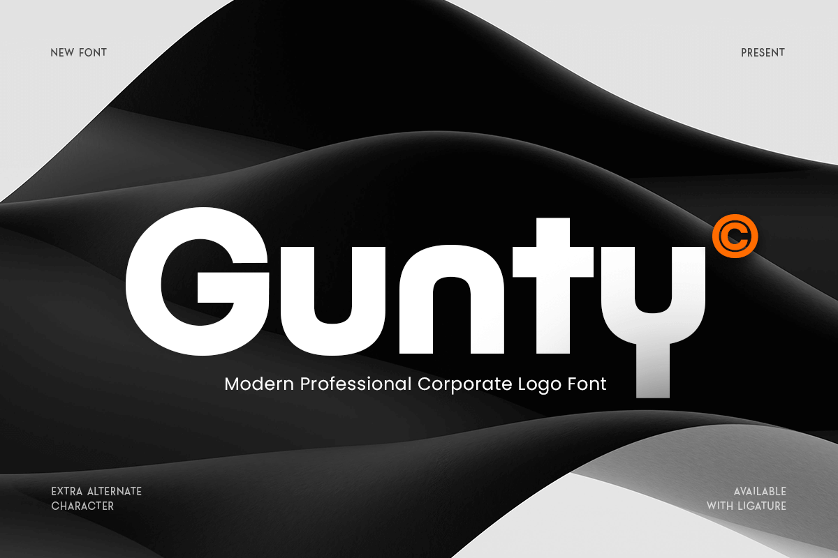 Gunty - Corporate Real Estate Font