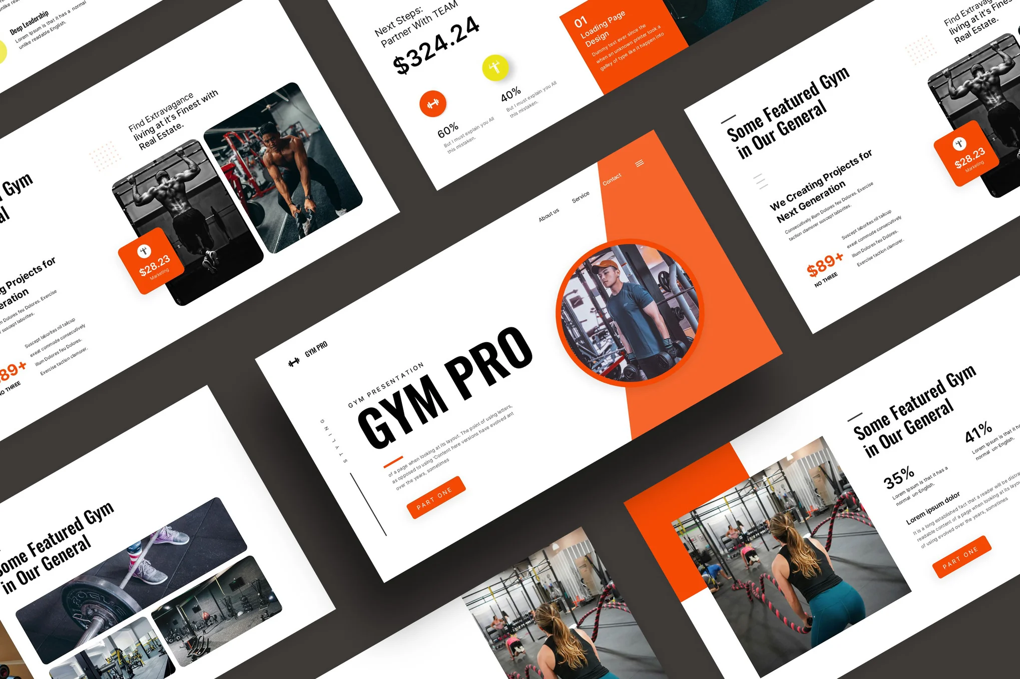 Gym & Fitness Animated PowerPoint Template