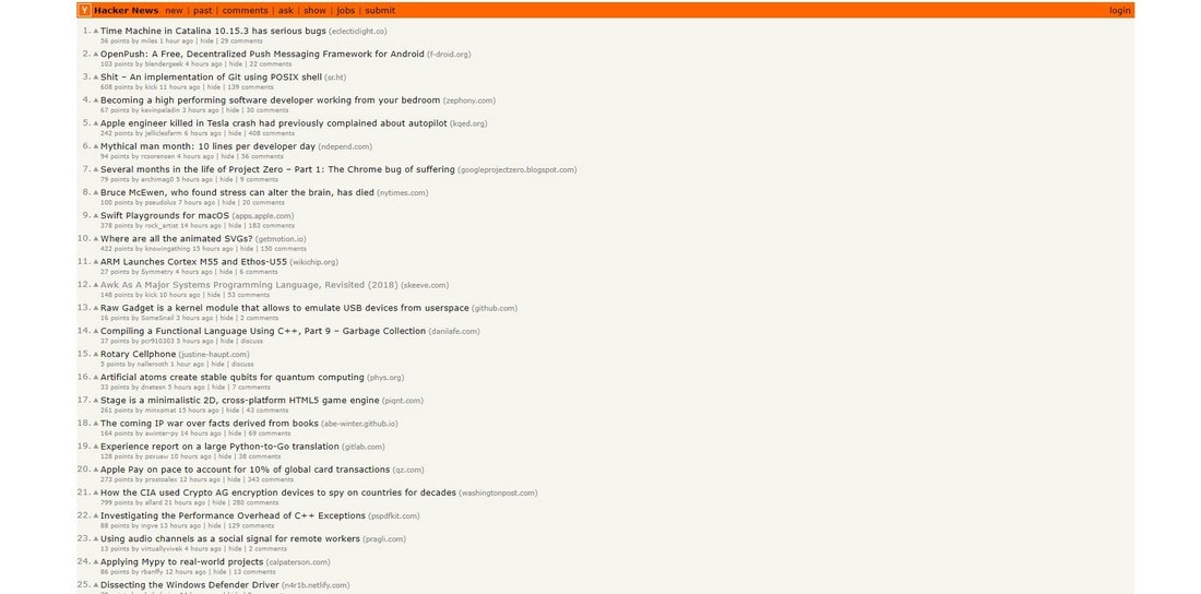 hacker news