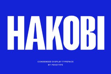 Hakobi Condensed Sans Font