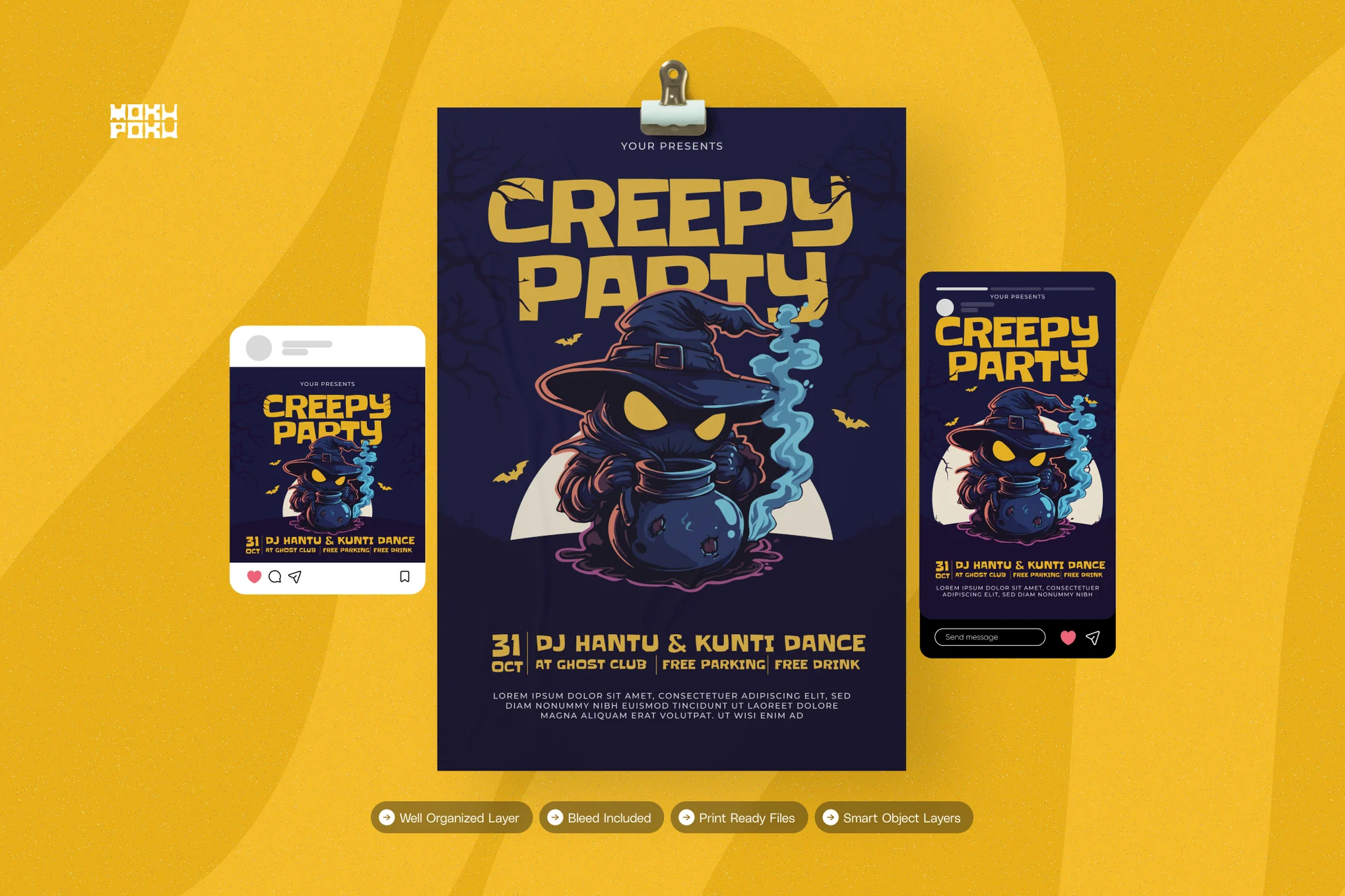 Halloween Party Flyer Template