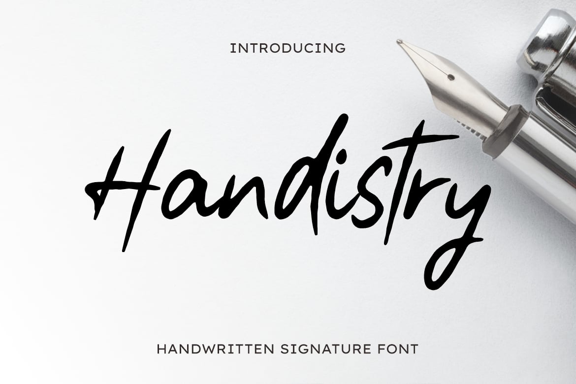 Handistry - Minimal Handwritten Font