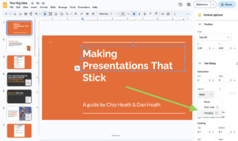 How to Use a Hanging Indent on Google Slides | Design Shack