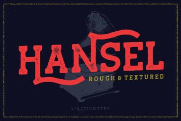 Hansel Rough Distressed Font