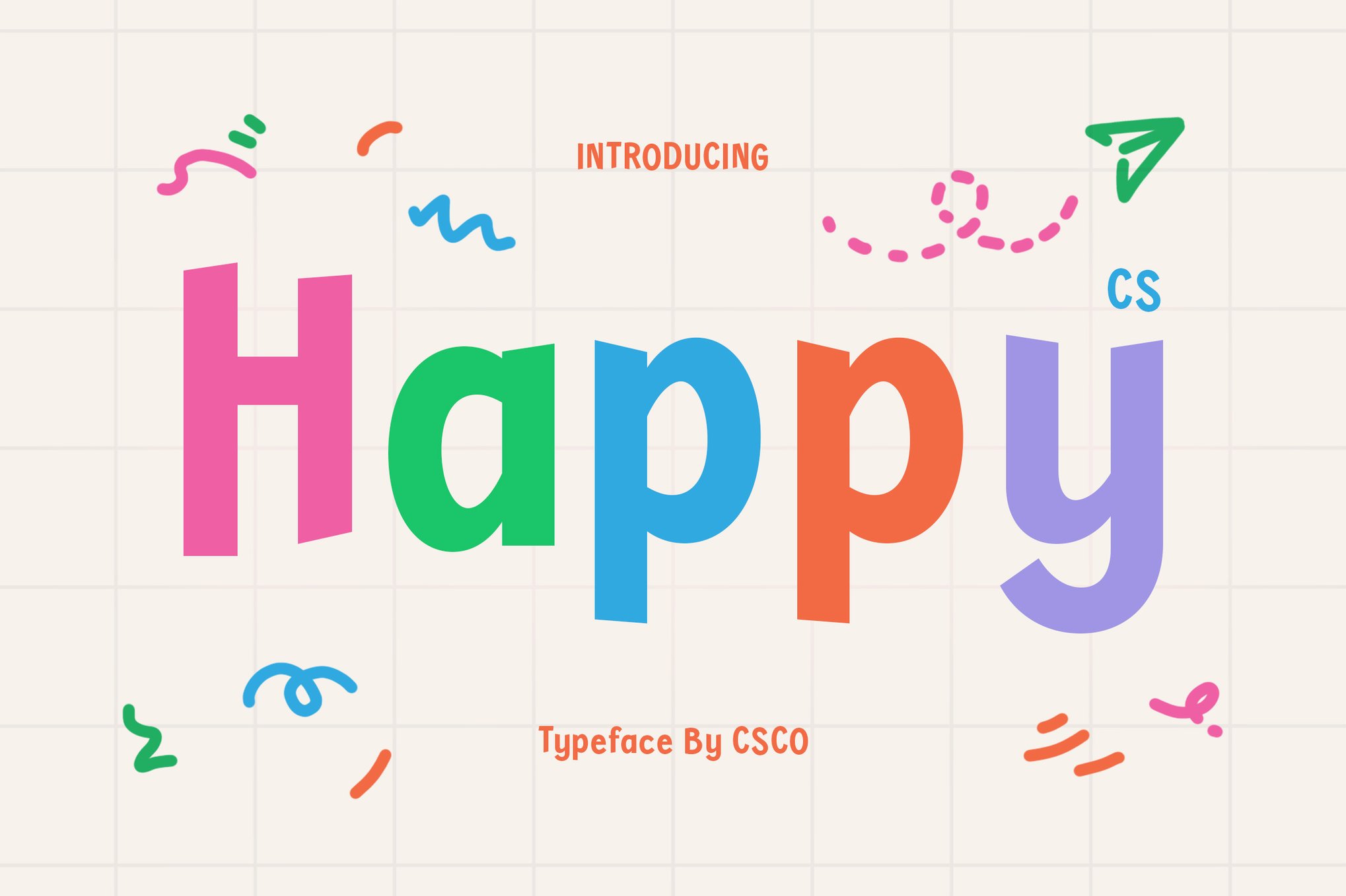 Happy - Fun Playful Font