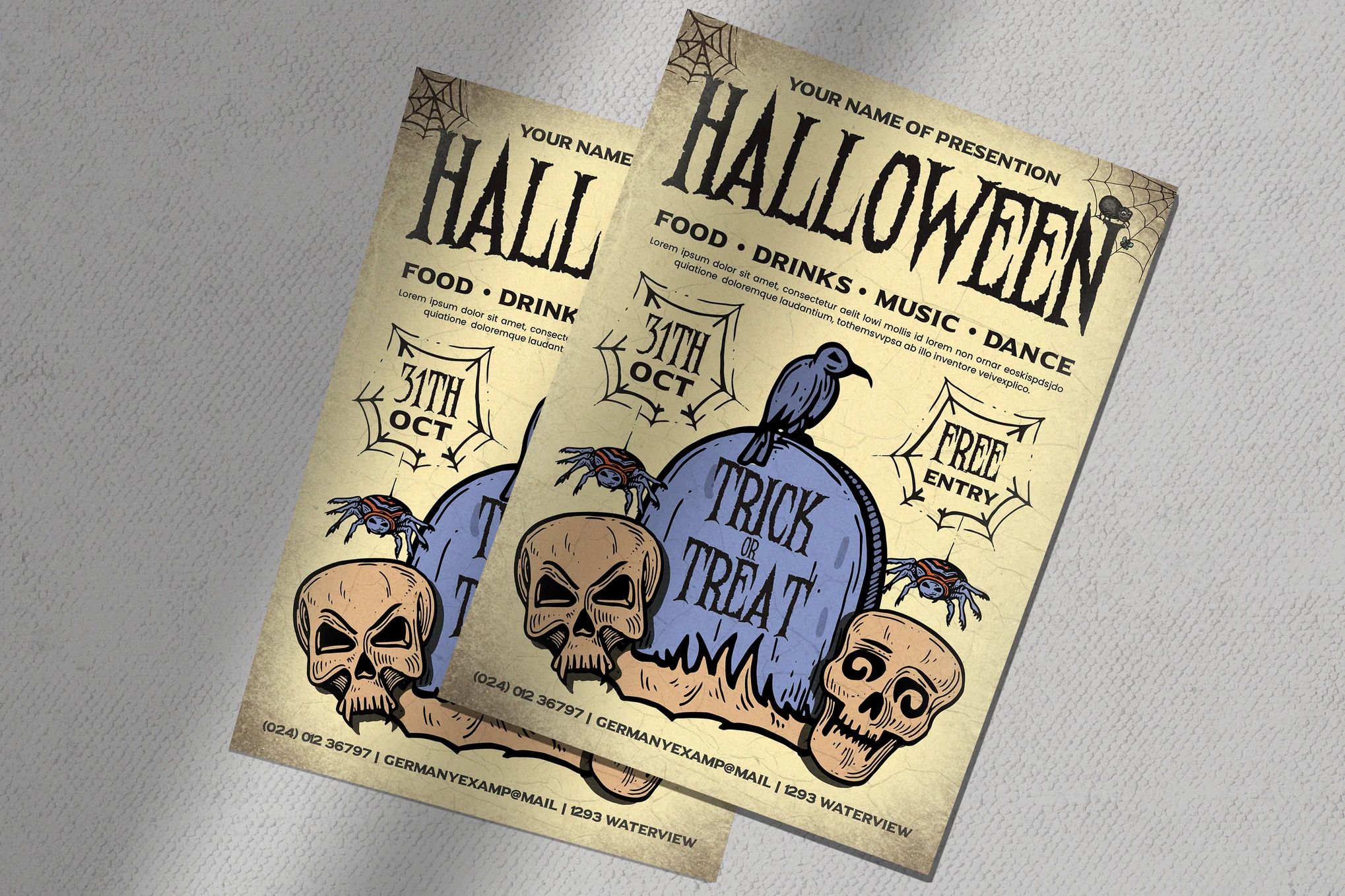 Happy Halloween Flyer Template