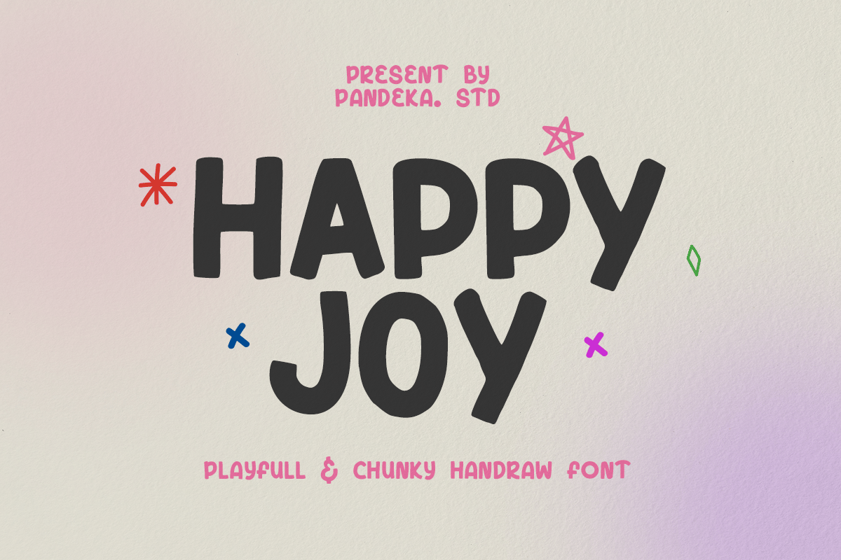Happy Joy - Playful Chunky Font
