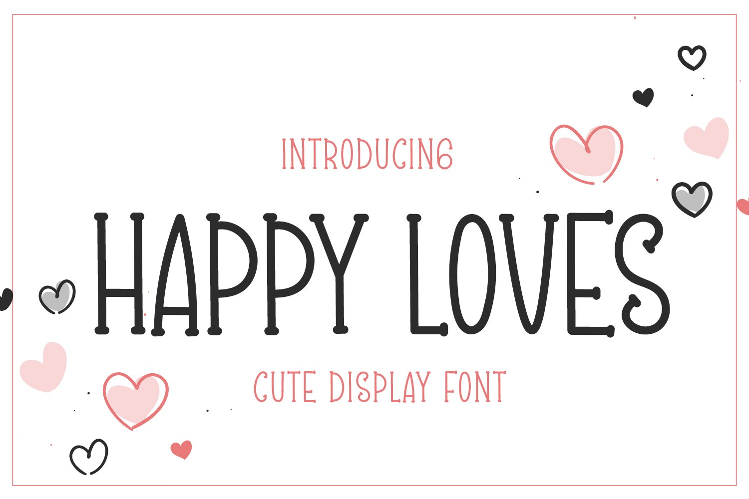 Happy Loves - Cute Handwritten Font