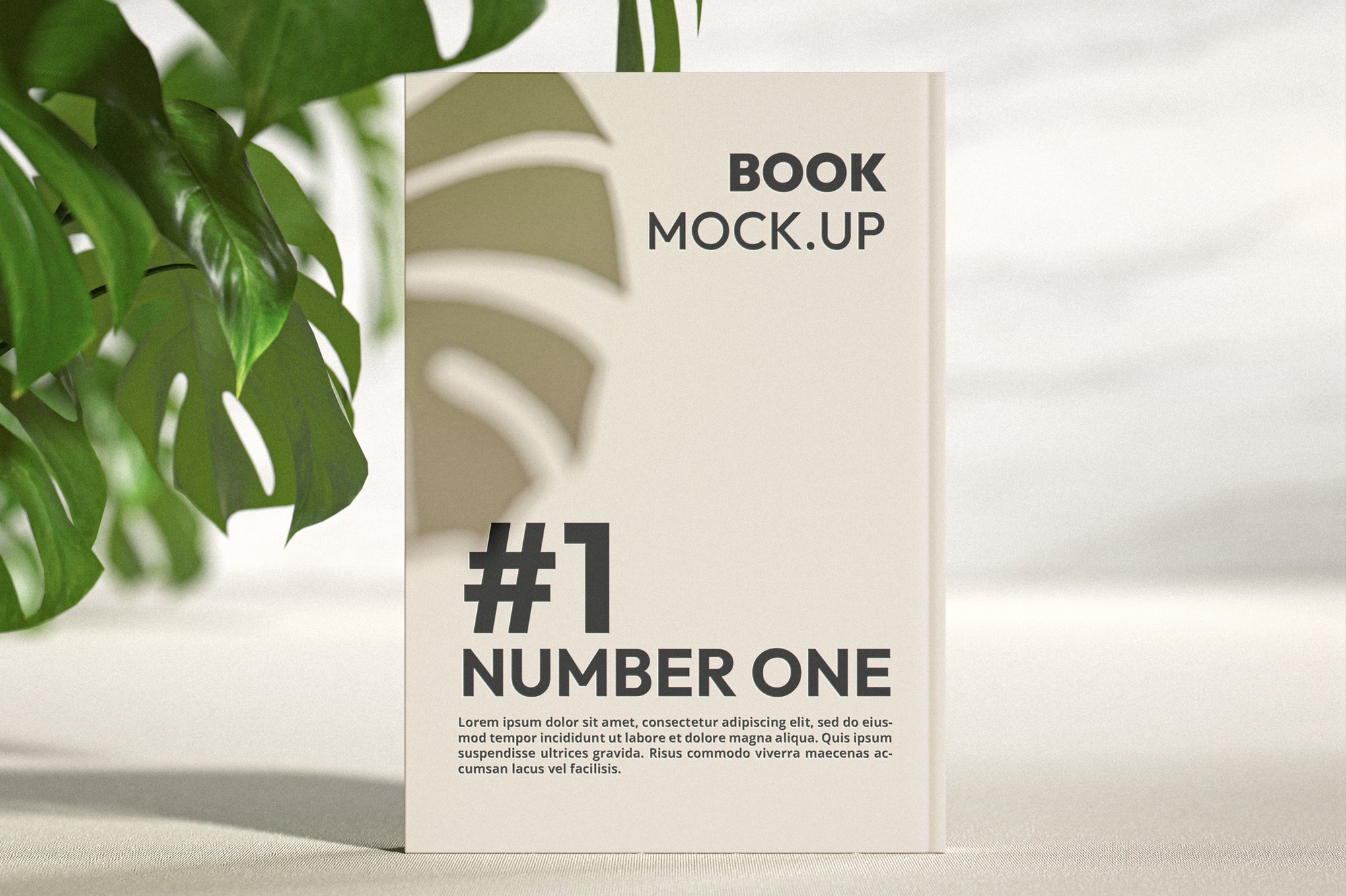 Hardcover Book Mockup Template