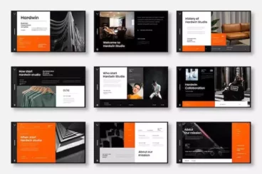 First alternate image for Hardwin Business Google Slide Template