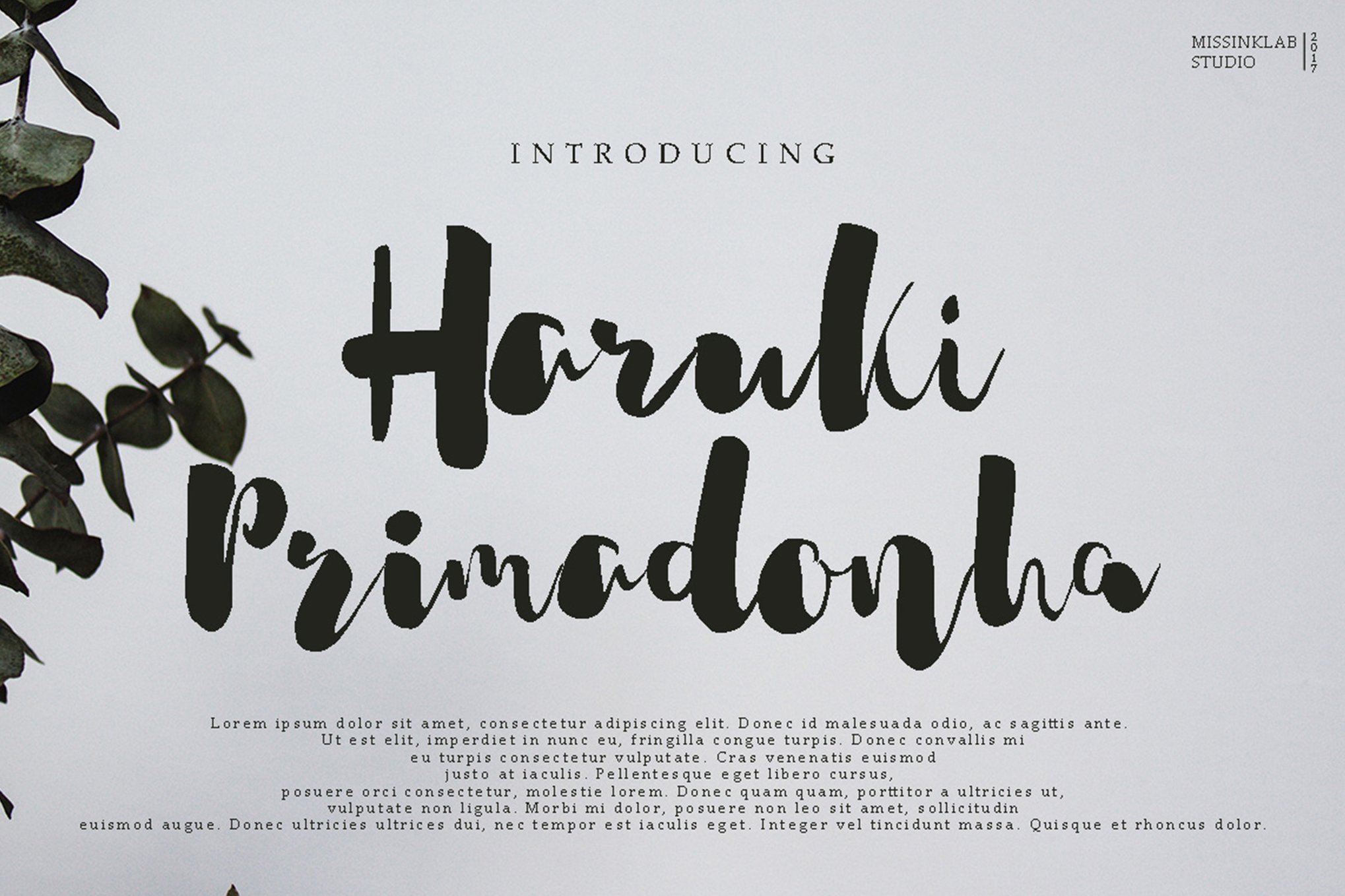 Harukia Primadonha - Wedding Font