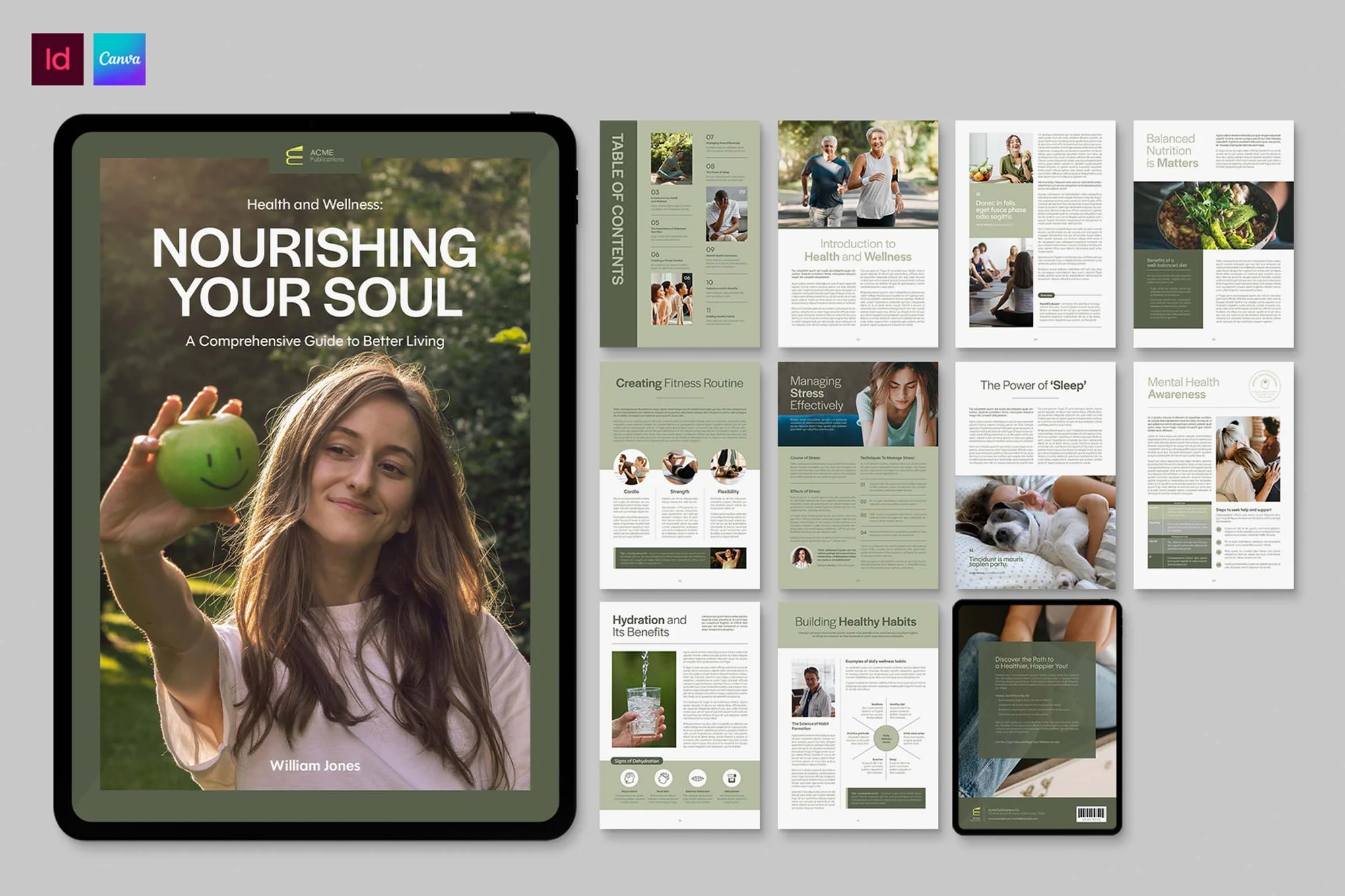 Health & Lifestyle Ebook Template