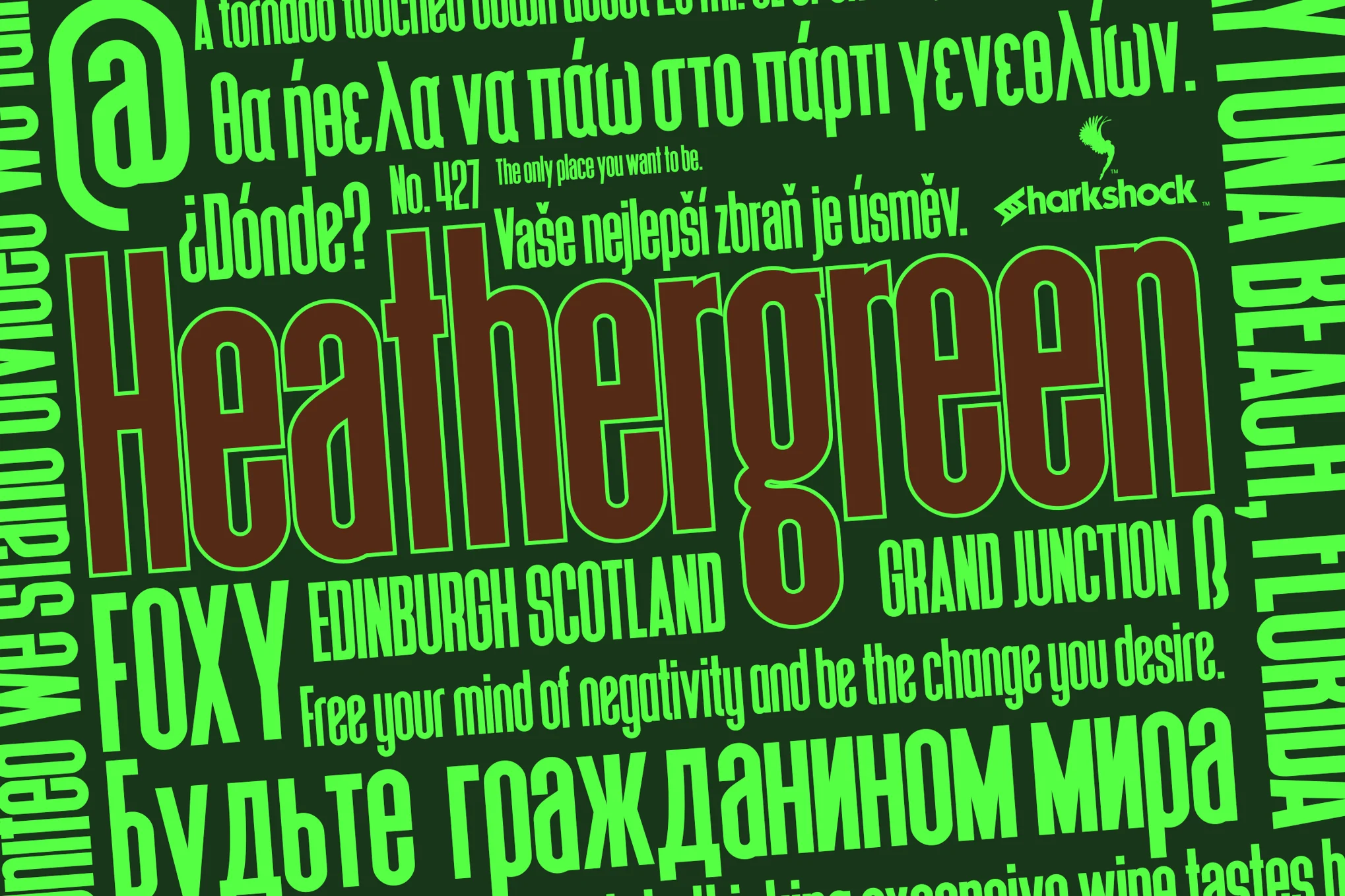 Heathergreen - Russian Style Font