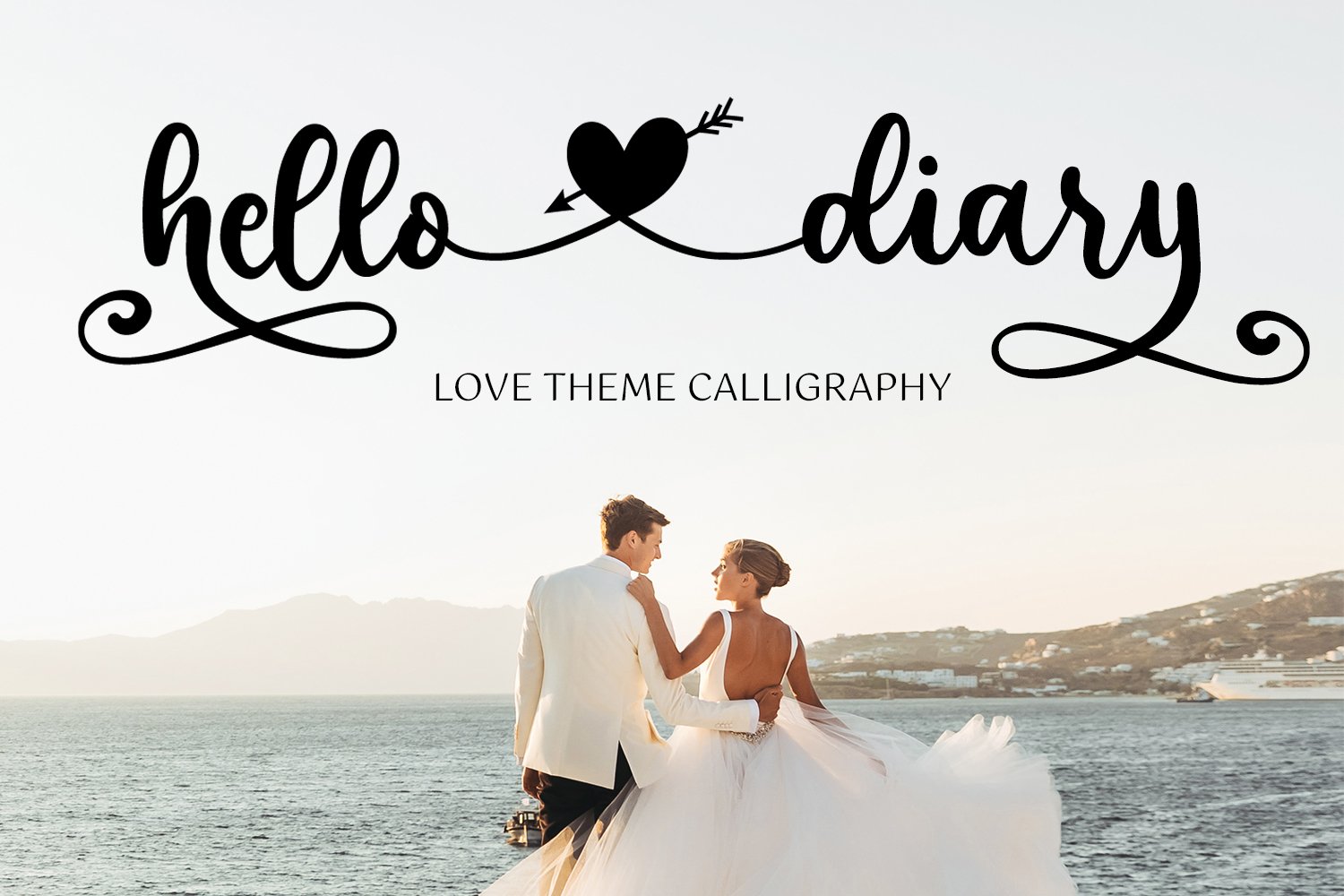 Hello Dairy - Cricut Wedding Font