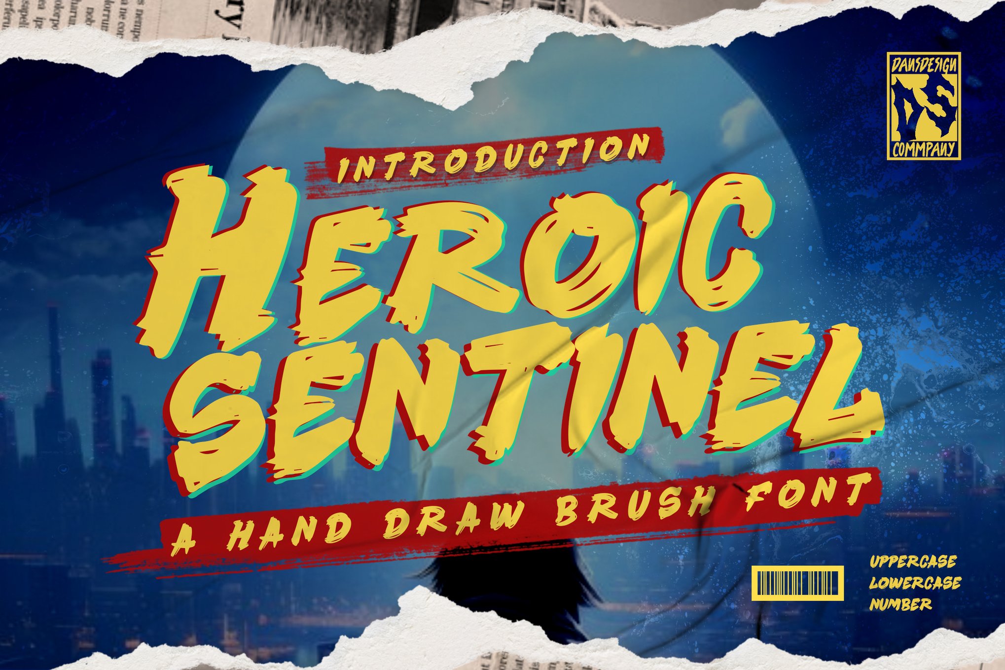 Heroic Sentinel - Graffiti Superhero Font