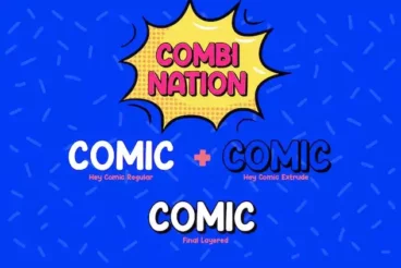 Second alternate image for Hey Comic Fun Bold Font