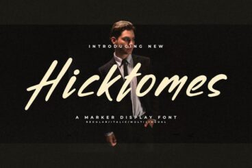 Second alternate image for Hicktomes Marker Display Font