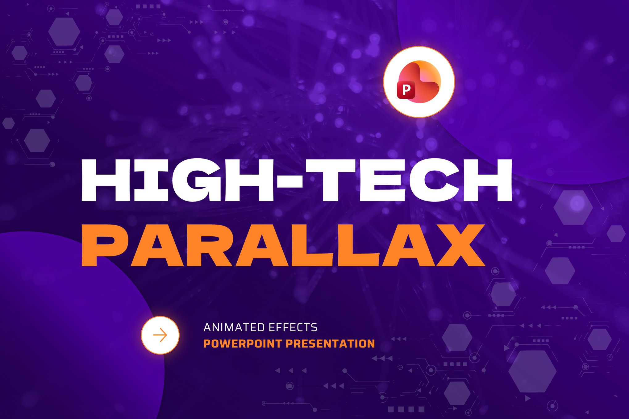 High-Tech Animated Parallax PowerPoint Template