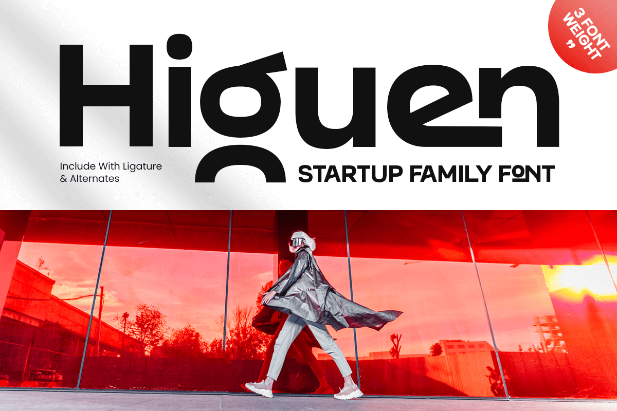 Higuen - Modern Business Font Family