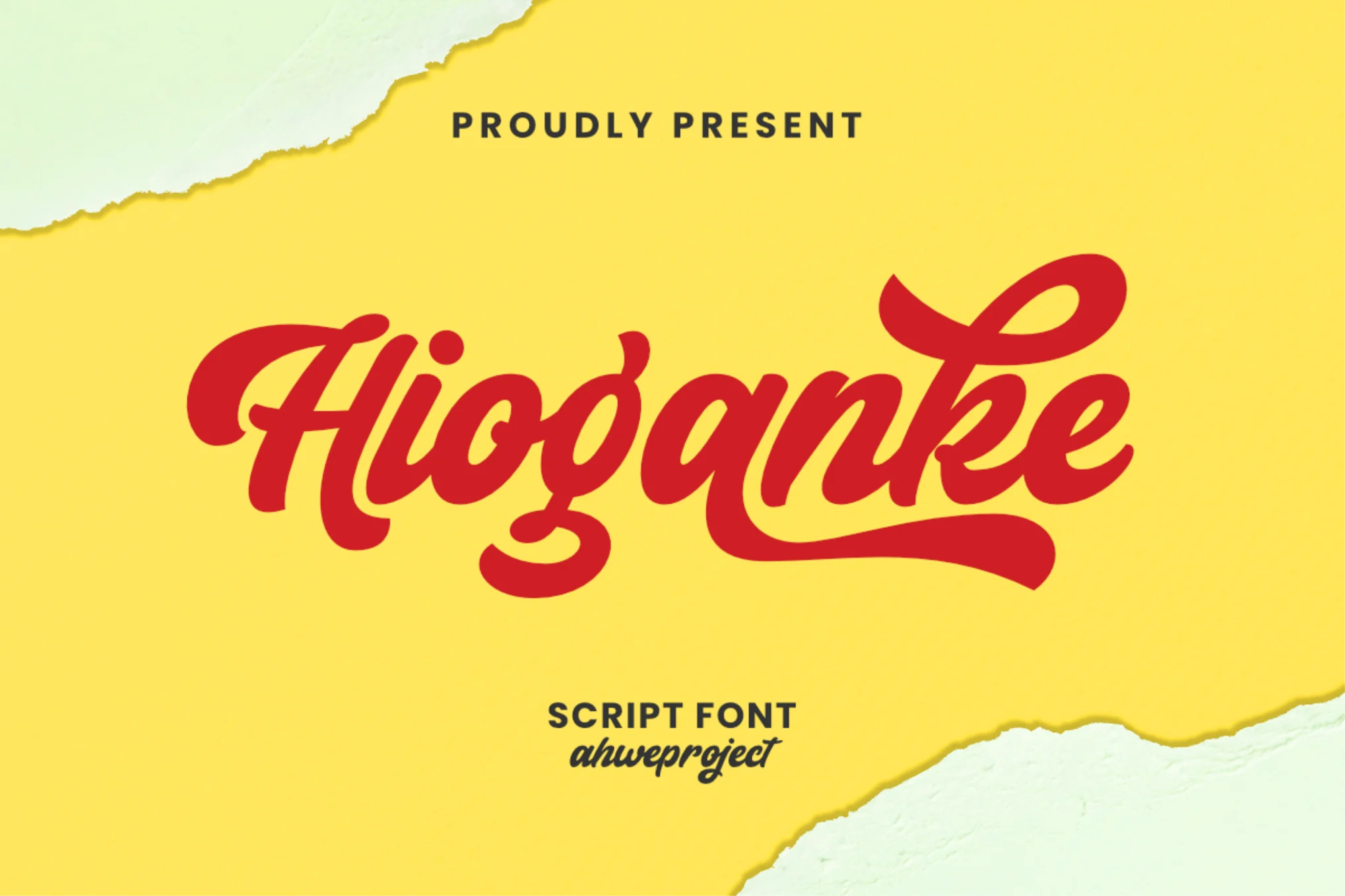 Hioganke - Script Handwritten Font