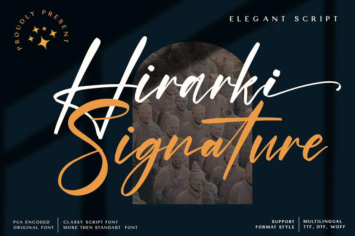 Hirarki Signature - Elegant Signature Font