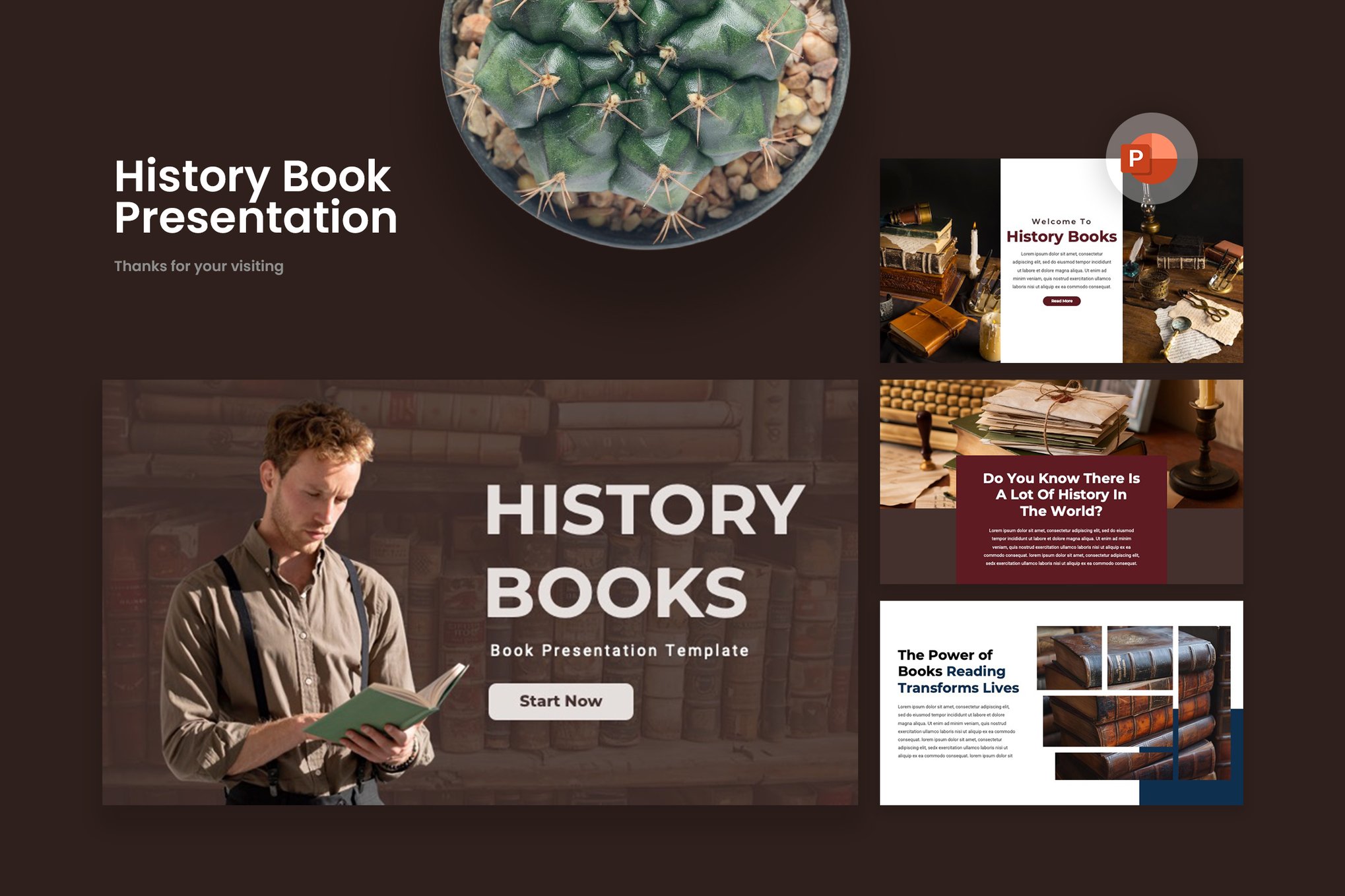 History Book - PowerPoint Template