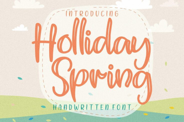 View Information about Holiday Spring Playful Font