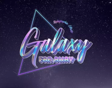 Second alternate image for Holographic Text Effects for Photoshop
