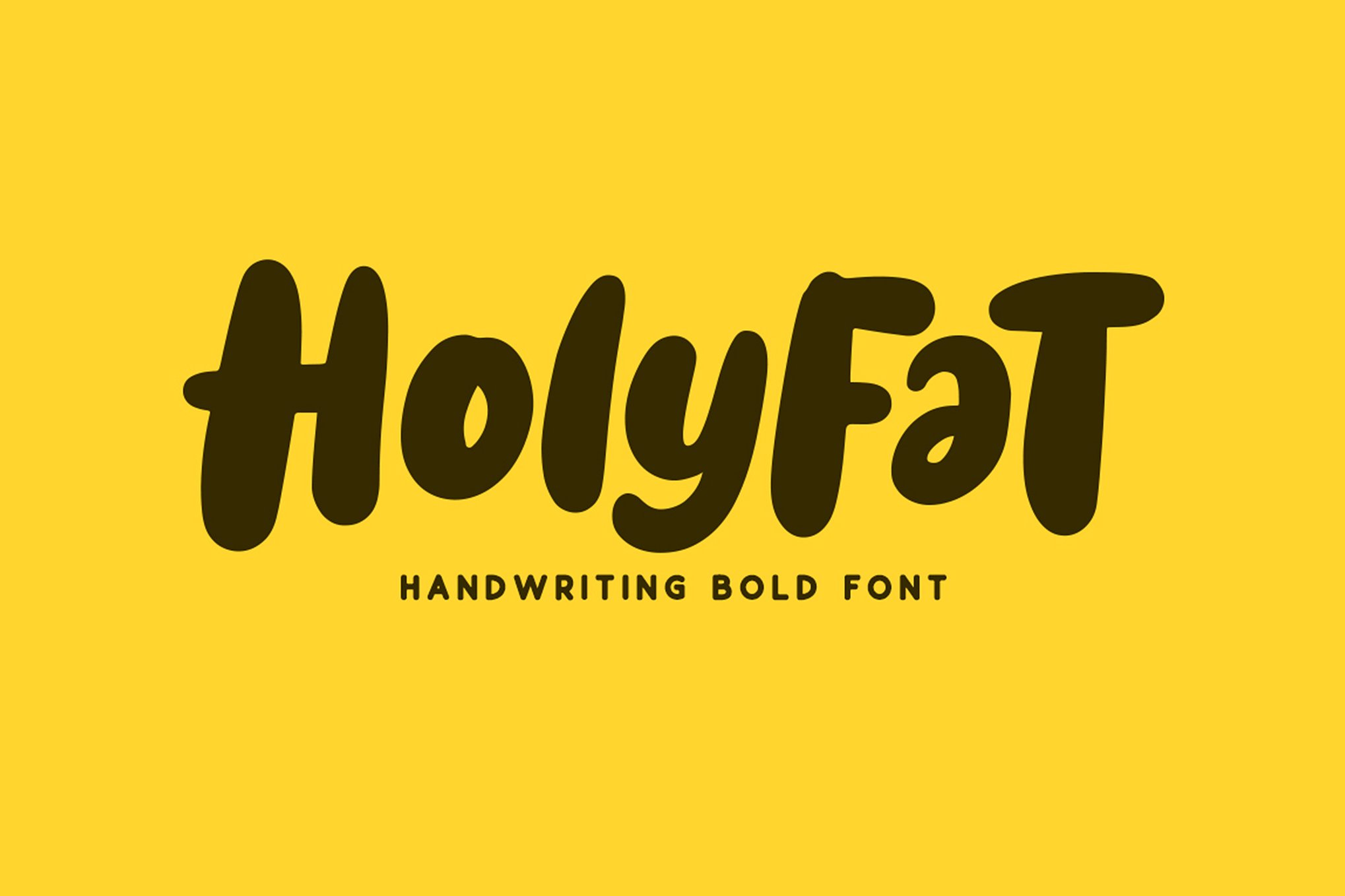 Holyfat - Bold T-Shirt Font