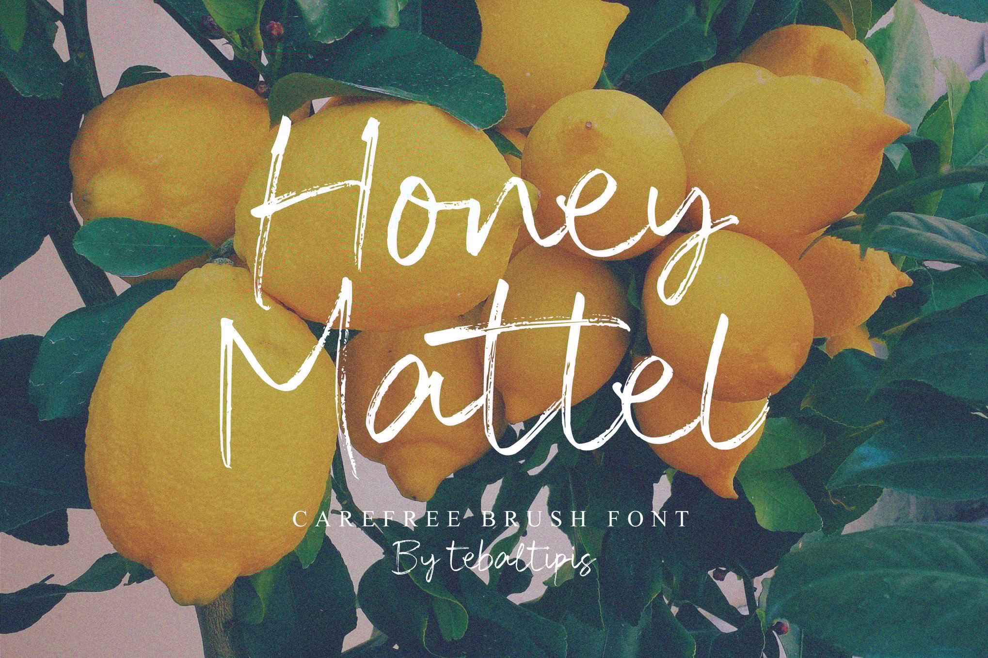 Honey Mattel - Carefree Brush Font