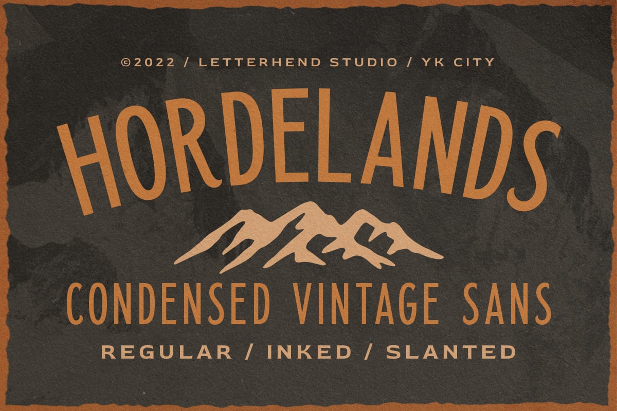 Horderlands - Condensed Outdoor Font