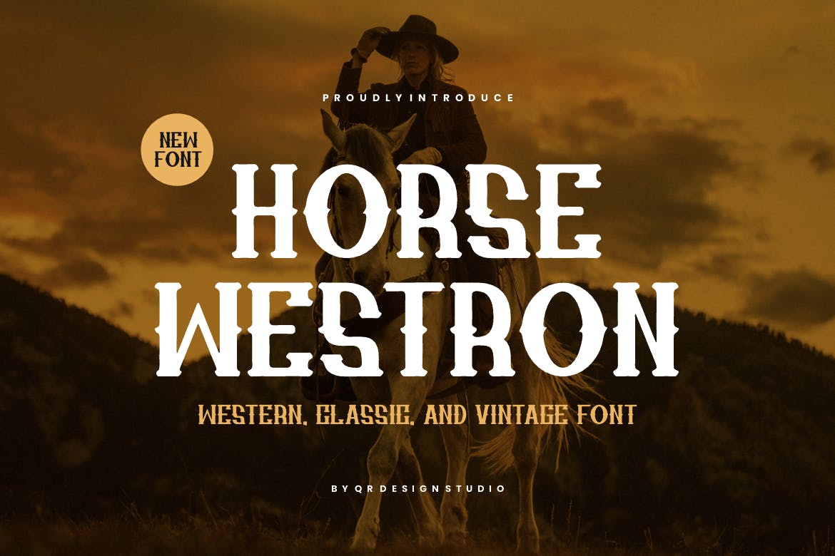 Horse Westron - Western & Vintage Font