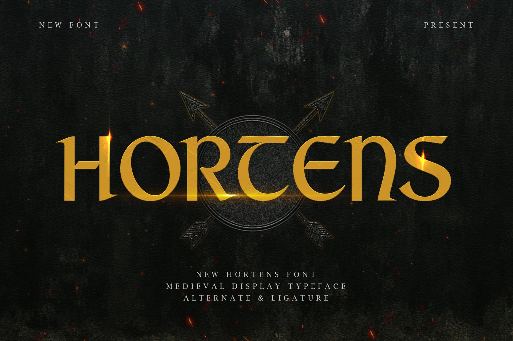 Hortens - Medieval Renaissance Font