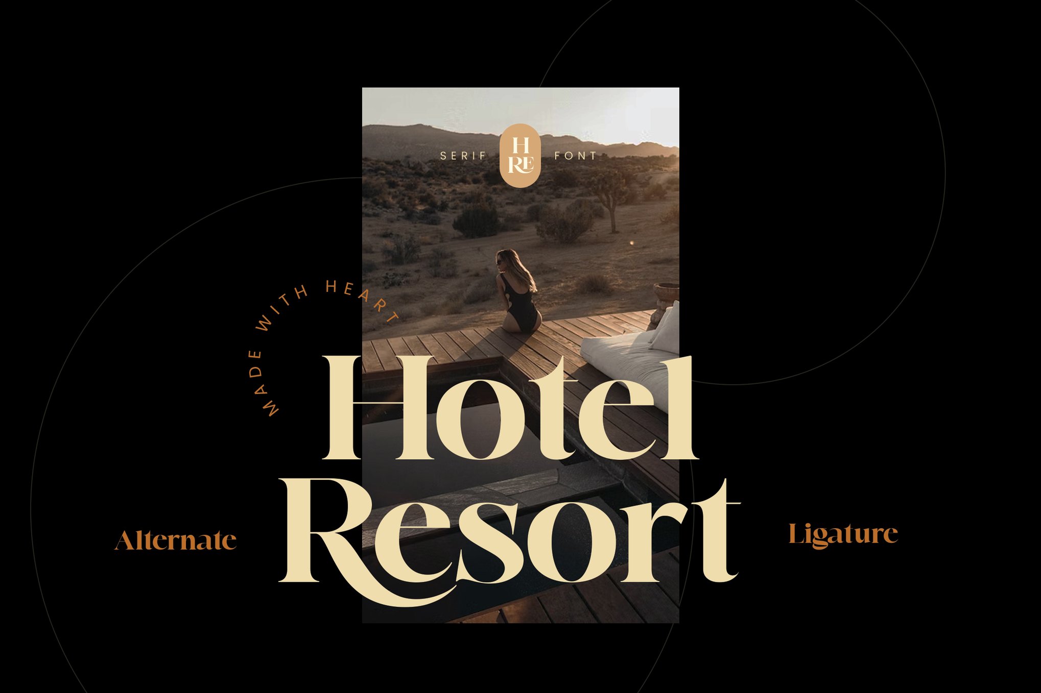Hotel Resort - Luxury Business Font