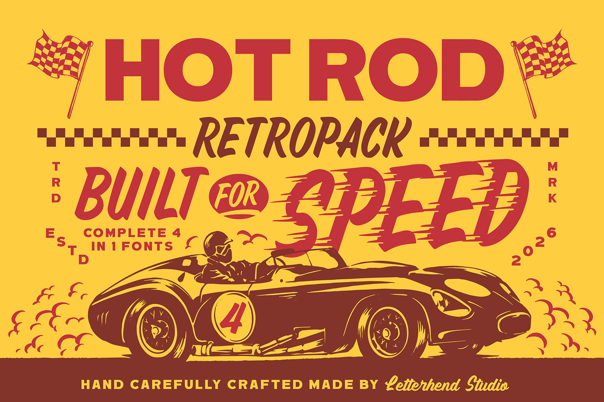 Hotrod - Classic 80s Font