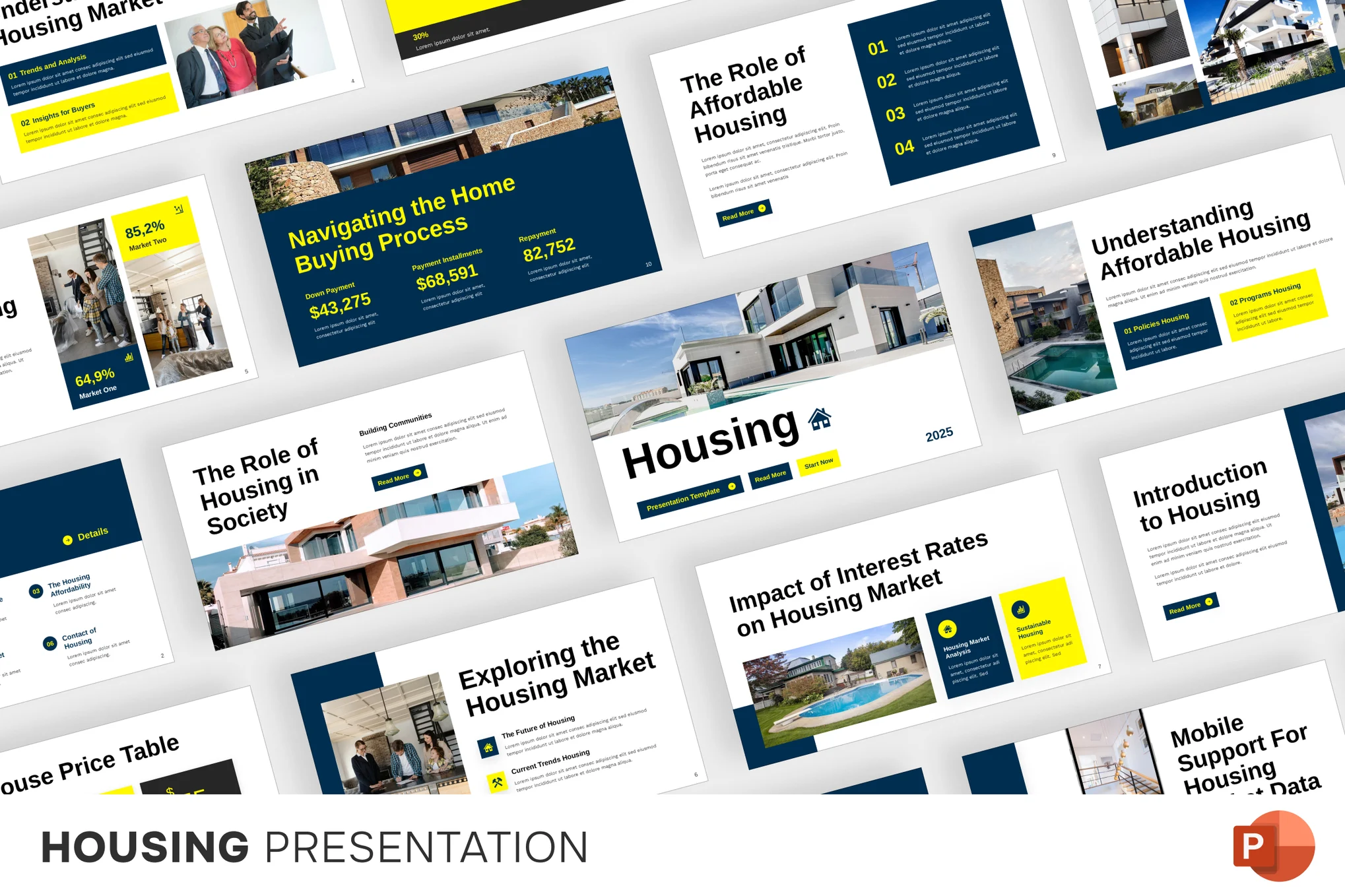 Housing Real Estate PowerPoint Template