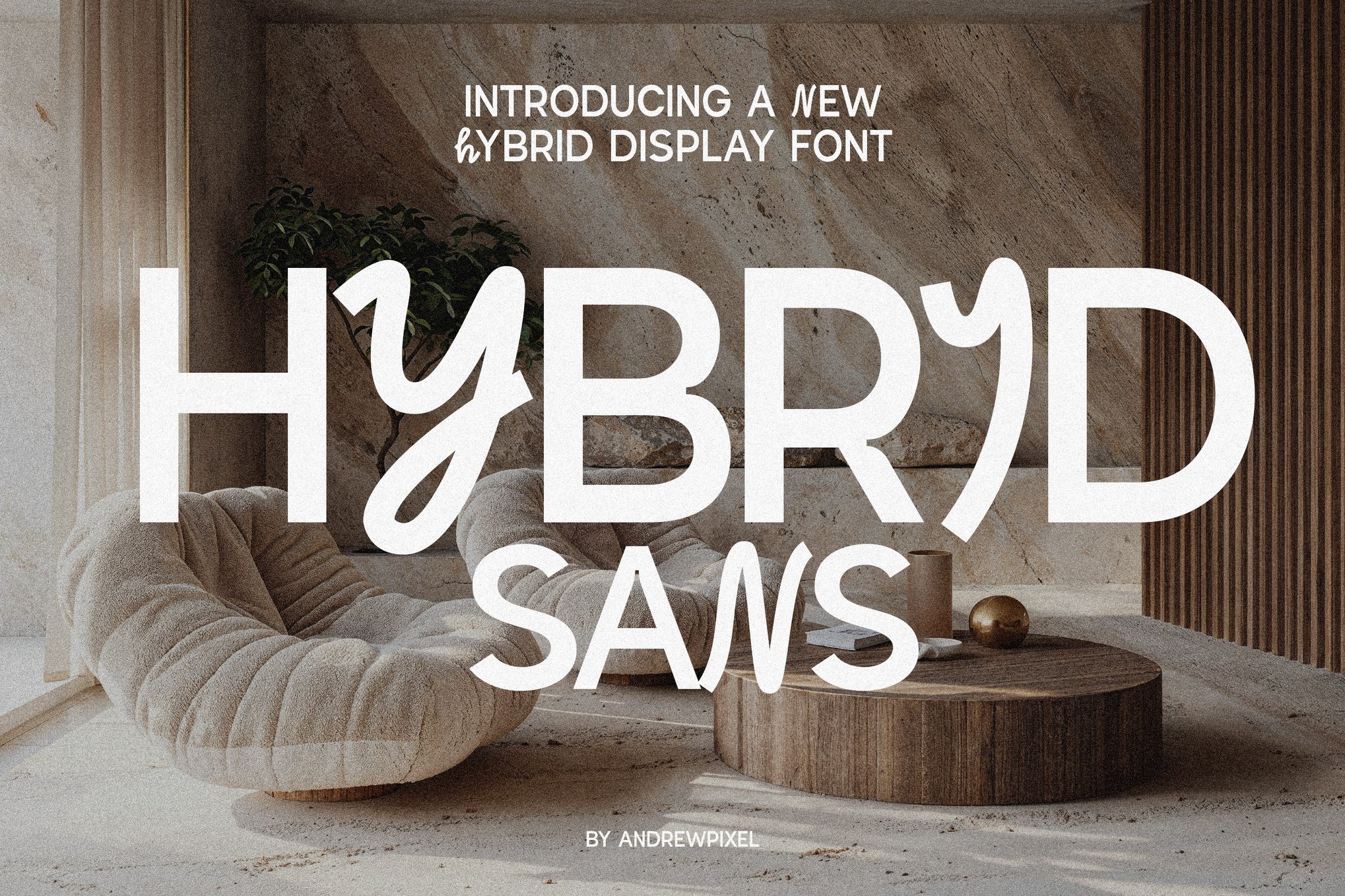 Hybrid Sans - Sans Serif & Script Combo