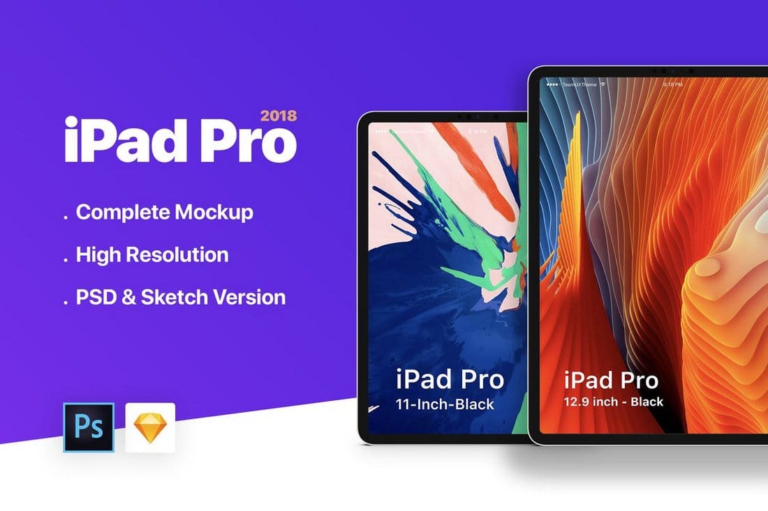 ipad template psd