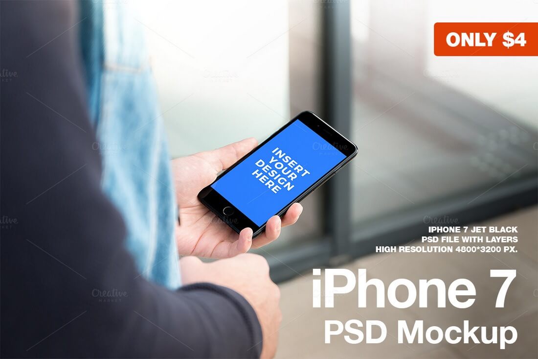 iPhone-7-Jet-Black-Mockup 100+ iPhone PSD & Vector Mockups design tips 