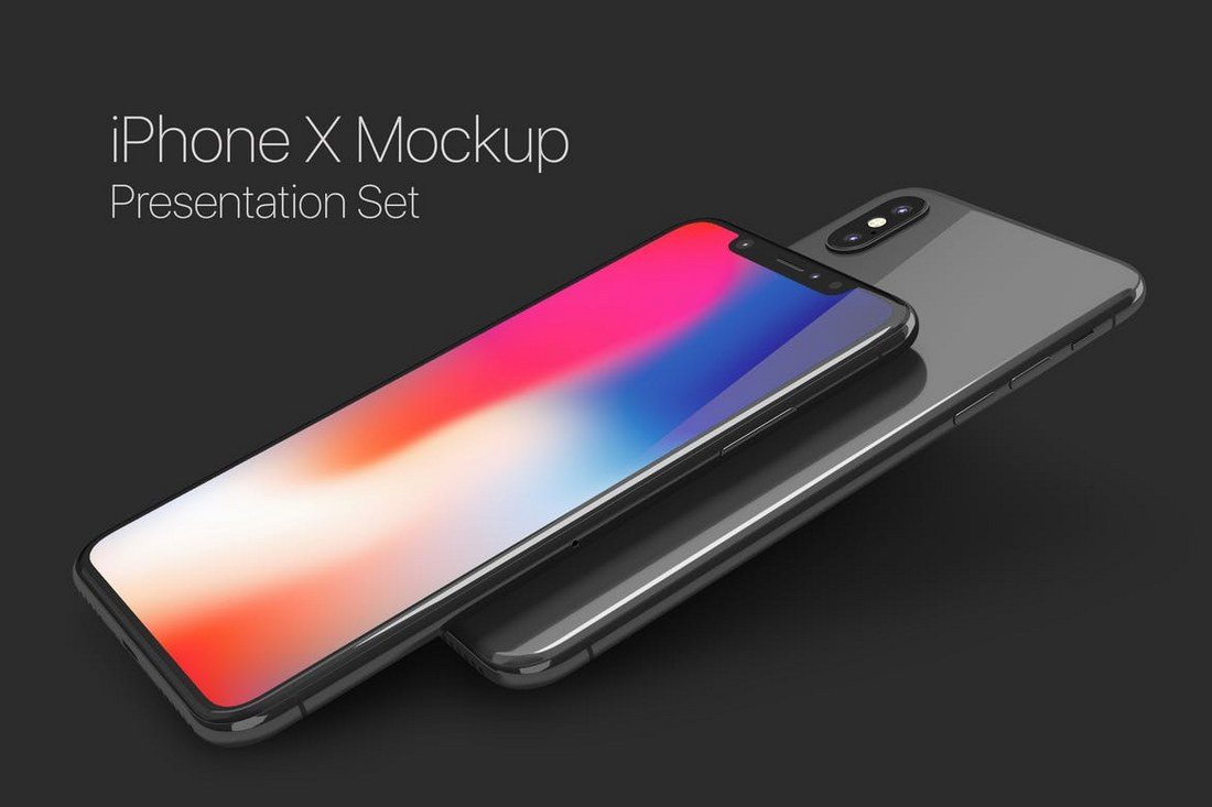 iPhone-X-Mockup-Set-1 100+ iPhone PSD & Vector Mockups design tips 