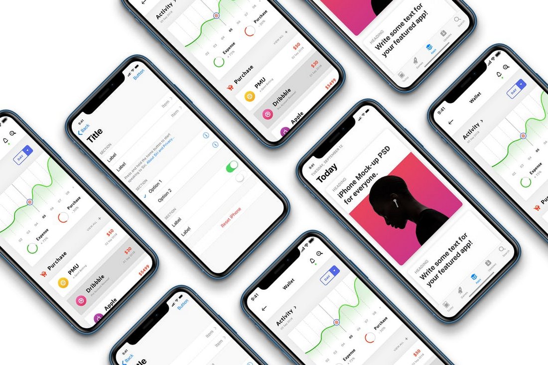 iPhone-XR-Mockups 100+ iPhone PSD & Vector Mockups design tips 