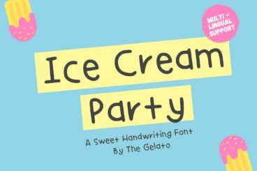 Ice Cream Party Font