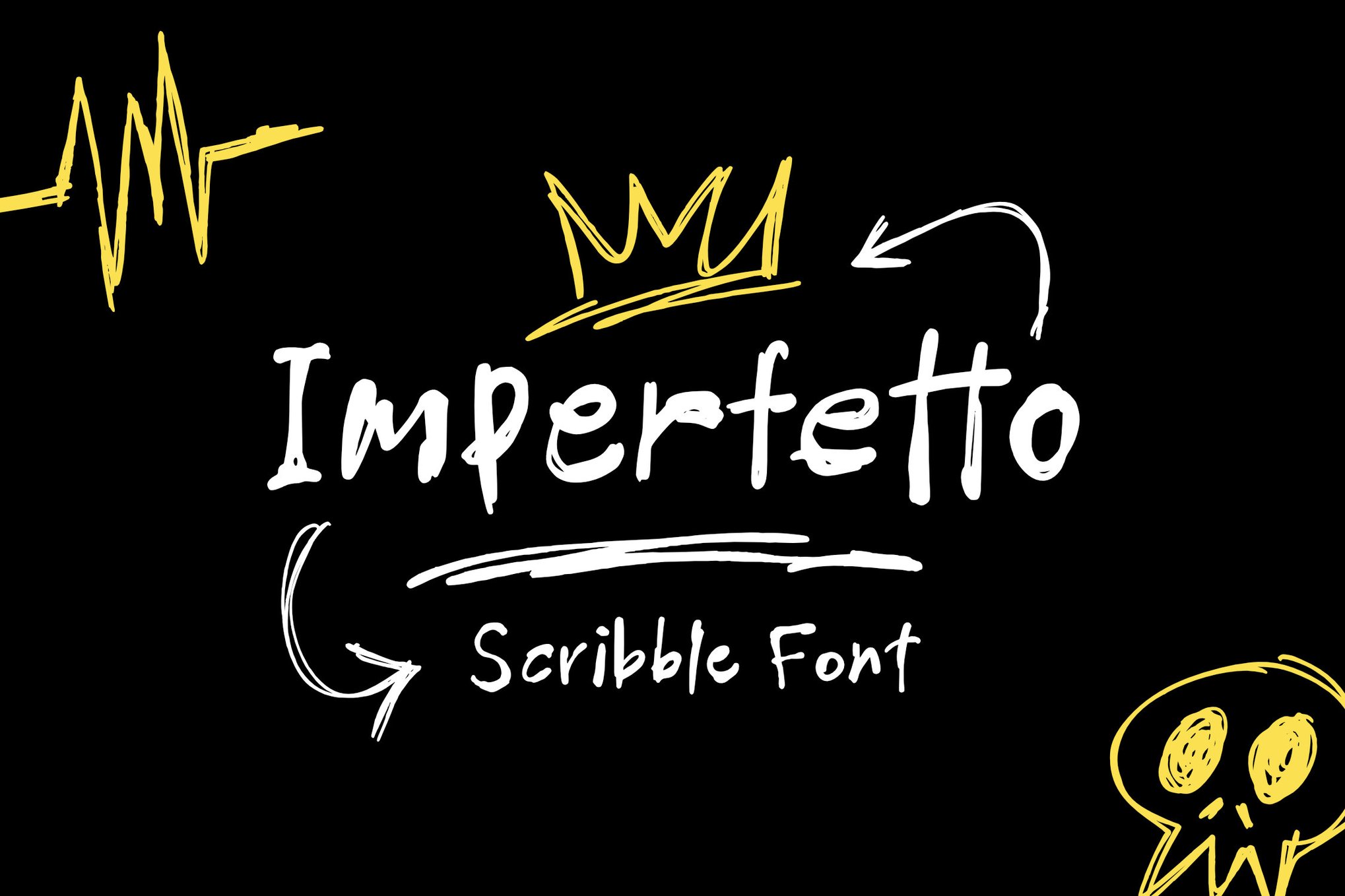 Imperfetto - Unique Scribble Font